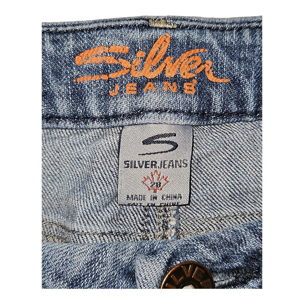Silver Amie Blue Jeans Women's Size 28 - Picture 9 of 14